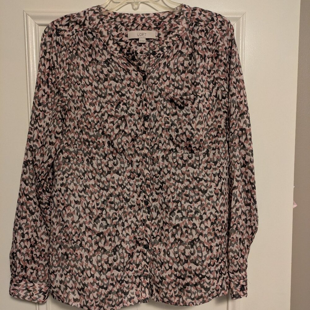 Ann Taylor Loft Womens Blouse
